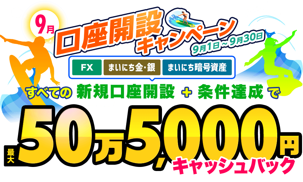 口座開設キャンペーン(2023年9月)