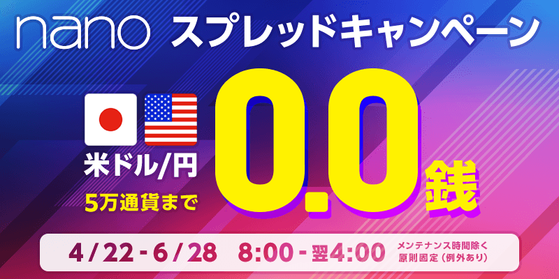 パートナーズFXnano人気の「米ドル/円」第1バンドにおいて1回あたりの最大取引数量を5万通貨へ大幅拡大!